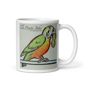 Glossy Mug (White) - Polly Want a Peanut