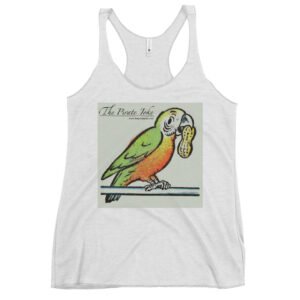 Women's Racerback Tank - Polly Want a Peanut